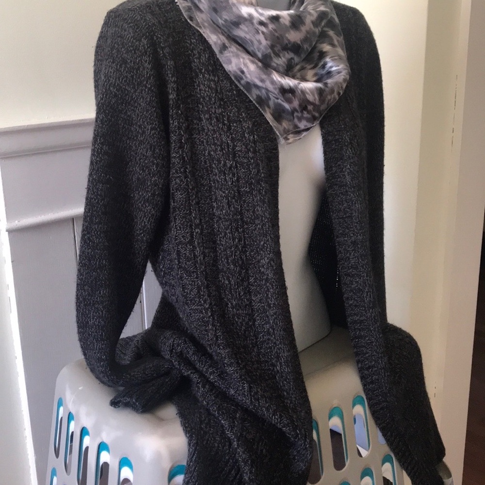 Elegant charcoal Gray Women's Sweater